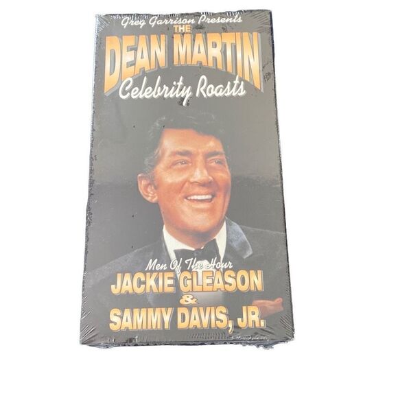 Dean Martin VHS Celebrity Roasts Jackie Gleason & Sammy Davis Jr FACTORY SEALED - Picture 1 of 3